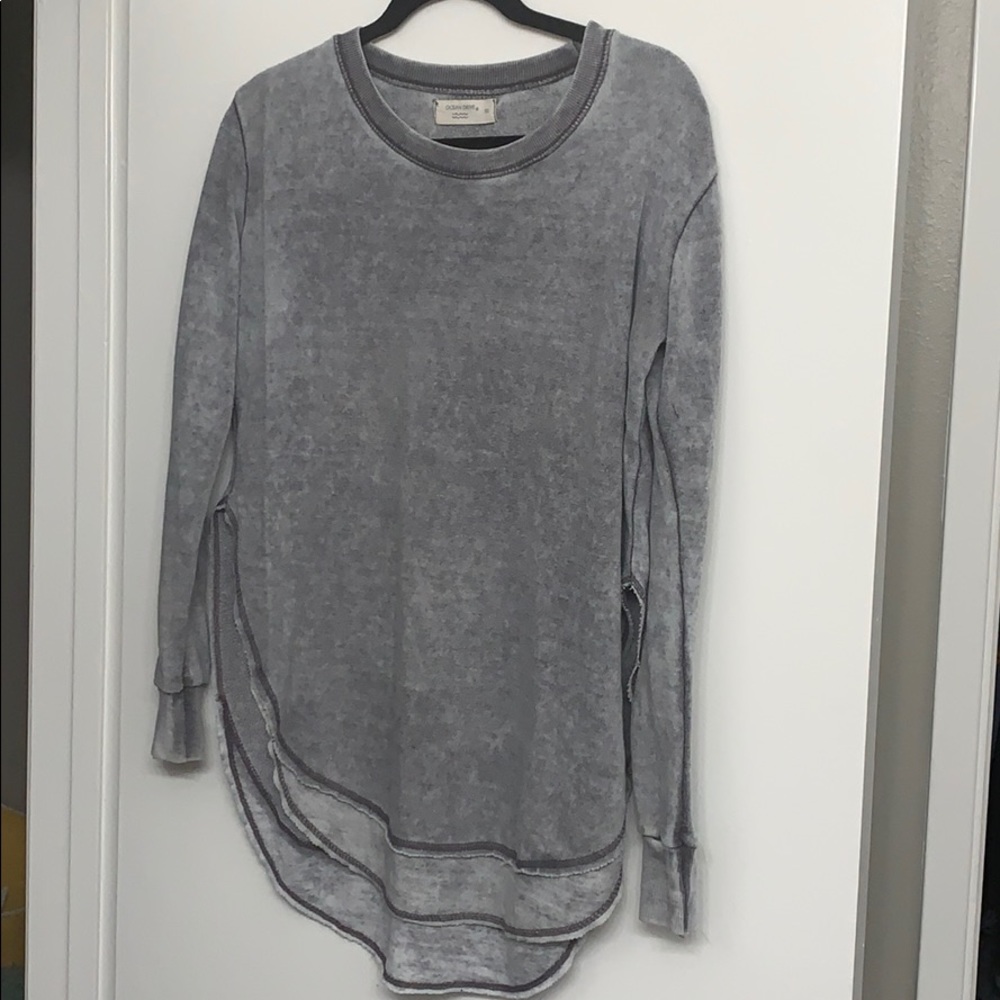 Light Grey Long-sleeved Shirt